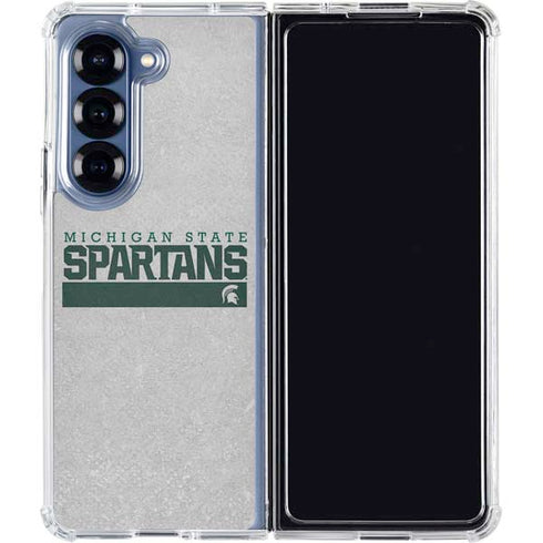 Michigan State University Spartans Marquee Galaxy Z Fold6 Clear Case