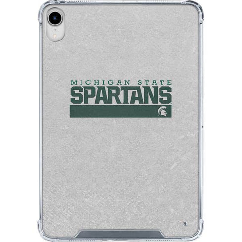 Michigan State University Spartans Marquee iPad 11th Gen (2025) Clear Case