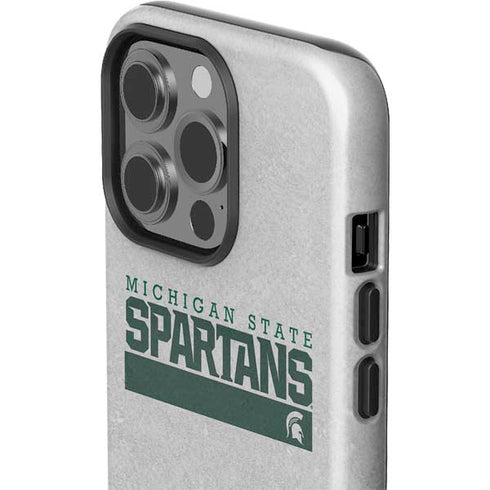 Michigan State University Spartans Marquee iPhone 15 Pro Impact Case
