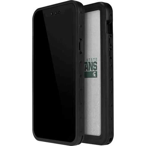 Michigan State University Spartans Marquee iPhone 15 Pro Waterproof Case