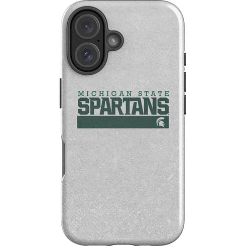 Michigan State University Spartans Marquee iPhone 16 Impact Case