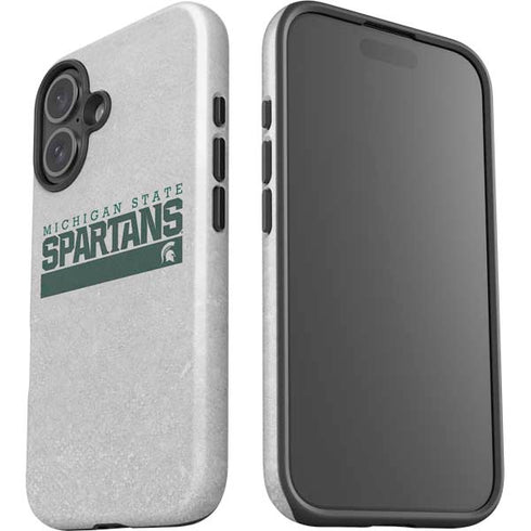 Michigan State University Spartans Marquee iPhone 16 Impact Case