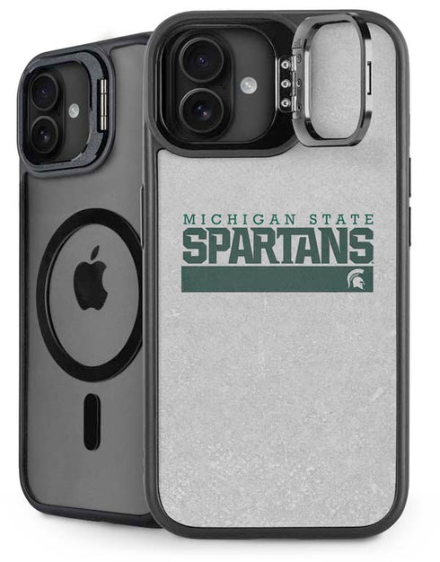Michigan State University Spartans Marquee iPhone 16 Kickstand Case