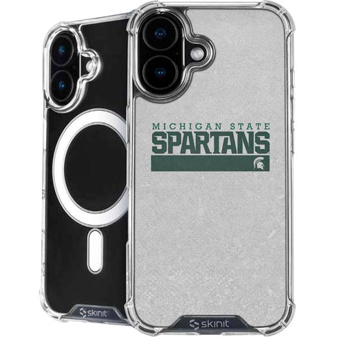 Michigan State University Spartans Marquee iPhone 16 MagSafe Case