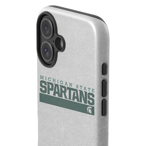 Michigan State University Spartans Marquee iPhone 16 Plus Impact Case