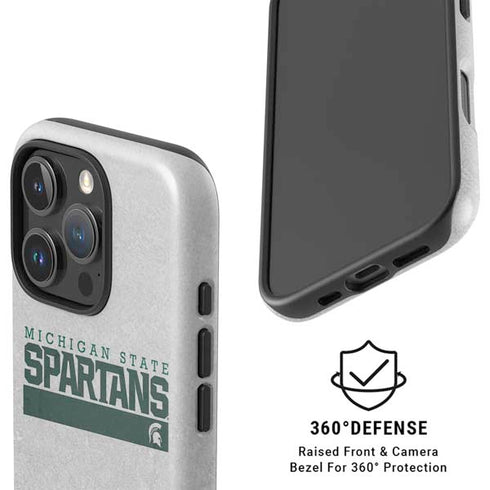 Michigan State University Spartans Marquee iPhone 16 Pro Magsafe Impact Case