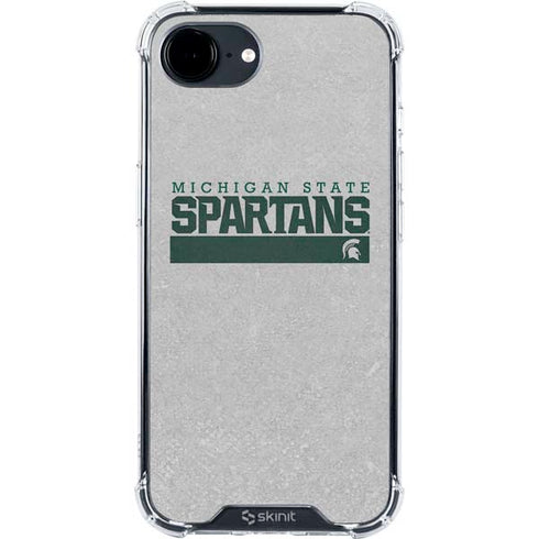 Michigan State University Spartans Marquee iPhone 16e Clear Case