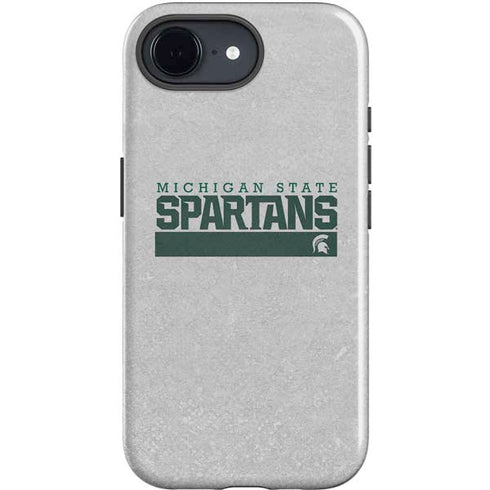 Michigan State University Spartans Marquee iPhone 16e Impact Case