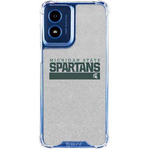 Michigan State University Spartans Marquee Moto G 5G (2024) Clear Case