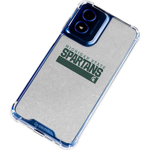 Michigan State University Spartans Marquee Moto G 5G (2024) Clear Case