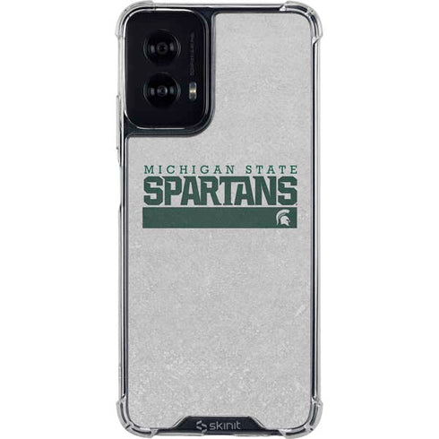 Michigan State University Spartans Marquee Moto G Power 5G (2024) Clear Case