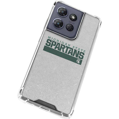 Michigan State University Spartans Marquee Moto G Stylus 5G (2025) Clear Case