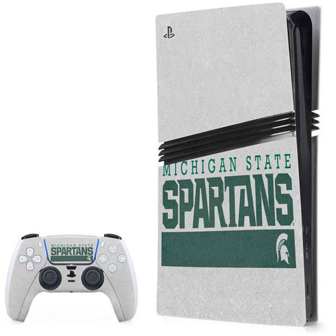 Michigan State University Spartans Marquee PS5 Pro Bundle Skin