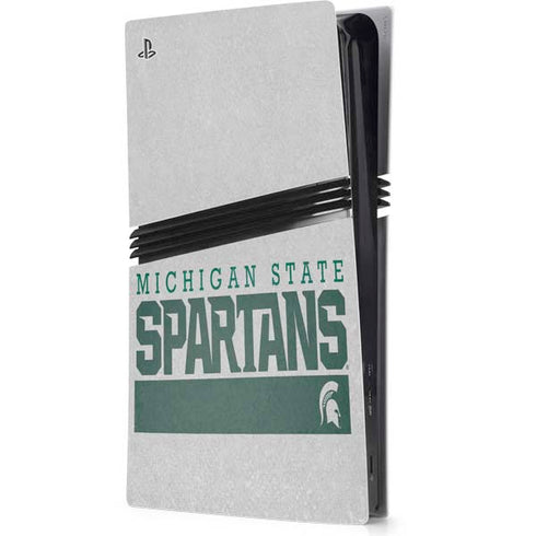 Michigan State University Spartans Marquee PS5 Pro Console Skin