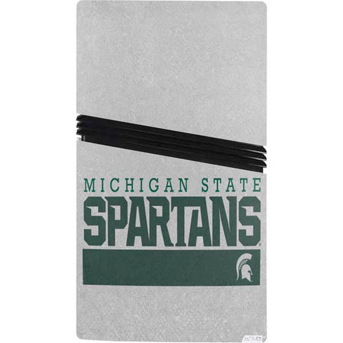 Michigan State University Spartans Marquee PS5 Pro Console Skin