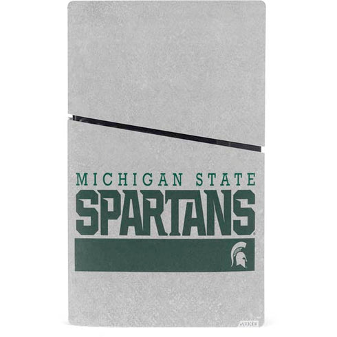 Michigan State University Spartans Marquee PS5 Slim Digital Edition Console Skin
