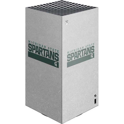 Michigan State University Spartans Marquee XBox Series X Digital Edition Console Skin