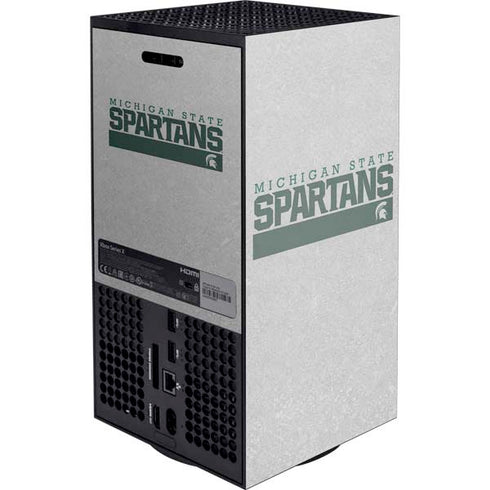 Michigan State University Spartans Marquee XBox Series X Digital Edition Console Skin