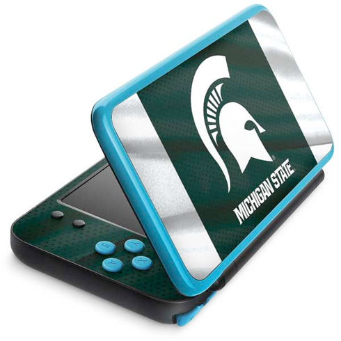 Michigan State University Away Grey Jersey Nintendo Skins