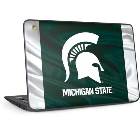 Michigan State University Away Grey Jersey HP Chromebook Skin