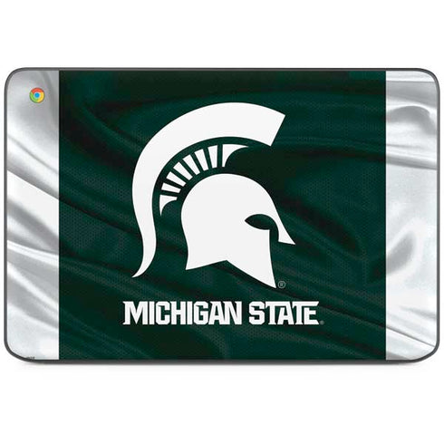 Michigan State University Away Grey Jersey HP Chromebook Skin
