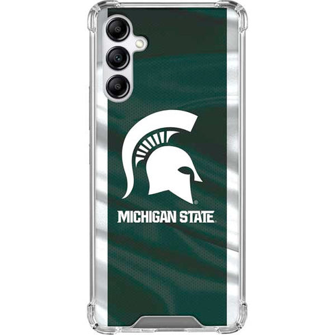 Michigan State University Away Grey Jersey Gabb Phone 4 Clear Case