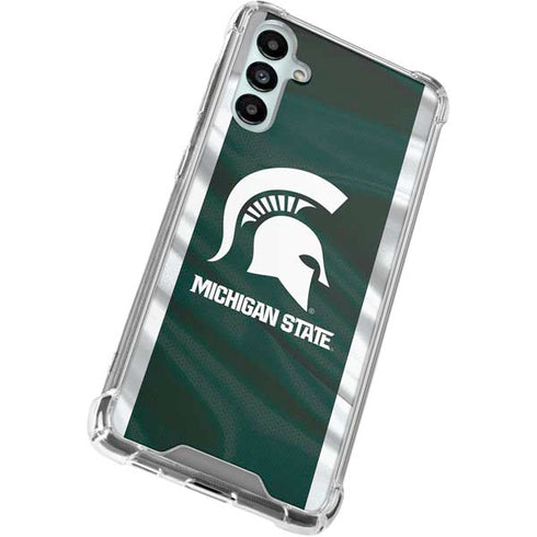 Michigan State University Away Grey Jersey Gabb Phone 4 Clear Case