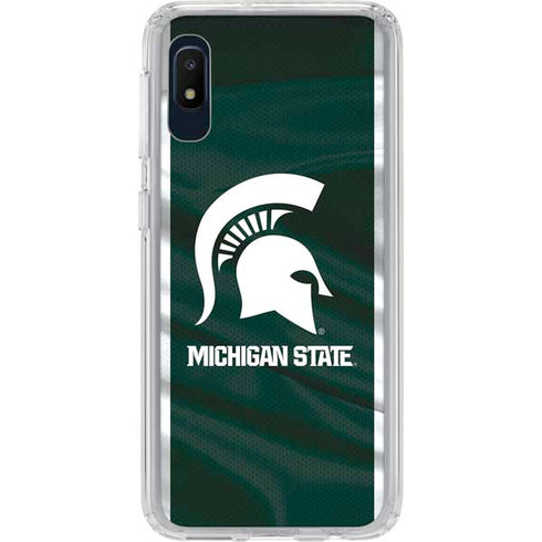 Michigan State University Away Grey Jersey Galaxy Cases