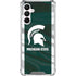 Michigan State University Away Grey Jersey Galaxy A16 5G Clear Case