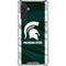 Michigan State University Away Grey Jersey Galaxy A17 Clear Case