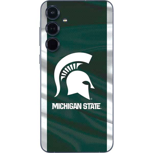 Michigan State University Away Grey Jersey Galaxy A35 5G Skin