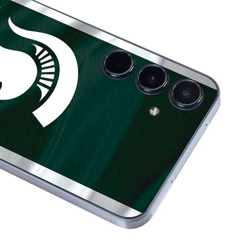 Michigan State University Away Grey Jersey Galaxy A36 5G Skin