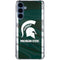 Michigan State University Away Grey Jersey Galaxy A55 5G Clear Case