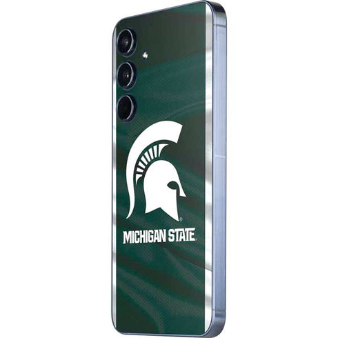 Michigan State University Away Grey Jersey Galaxy A55 5G Skin
