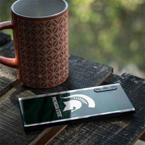 Michigan State University Away Grey Jersey Galaxy Note 10 Plus Skin