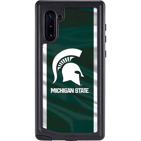 Michigan State University Away Grey Jersey Galaxy Cases