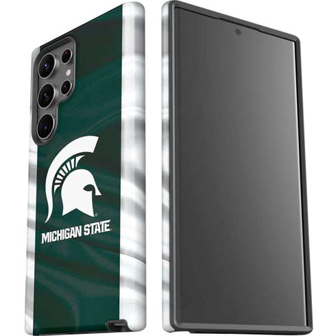 Michigan State University Away Grey Jersey Galaxy S23 Ultra Pro Case