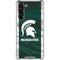 Michigan State University Away Grey Jersey Galaxy S24 FE Clear Case