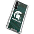 Michigan State University Away Grey Jersey Galaxy S24 FE Clear Case