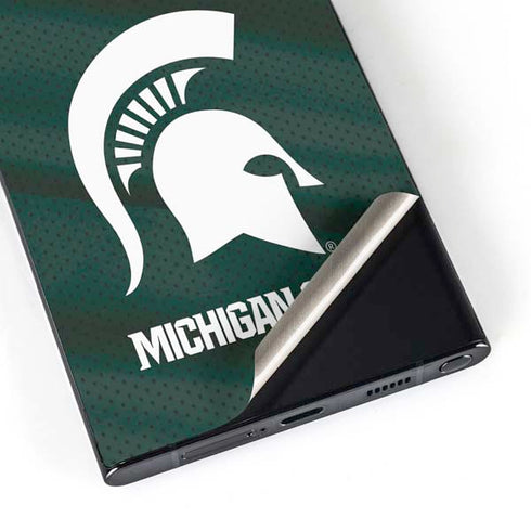 Michigan State University Away Grey Jersey Galaxy S25 Ultra Skin