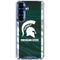 Michigan State University Away Grey Jersey Galaxy S25 Plus Clear Case
