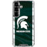 Michigan State University Away Grey Jersey Galaxy S26 Clear Case