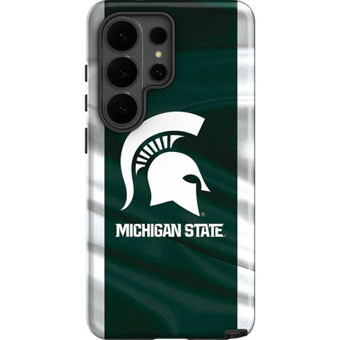 Michigan State University Away Grey Jersey Galaxy S26 Ultra Impact Case