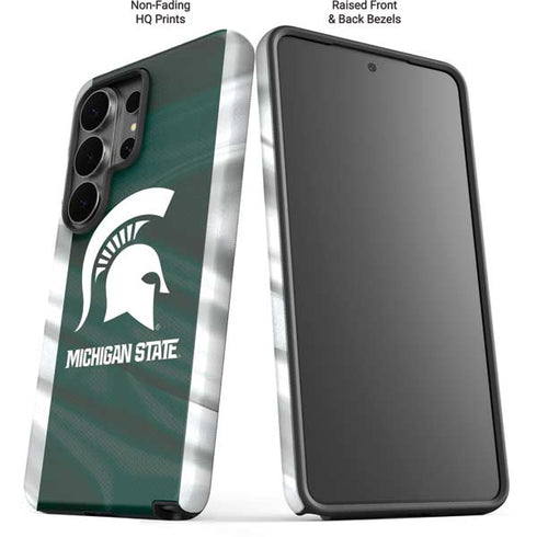 Michigan State University Away Grey Jersey Galaxy S26 Ultra Impact Case