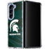 Michigan State University Away Grey Jersey Galaxy Z Fold5 5G Clear Case