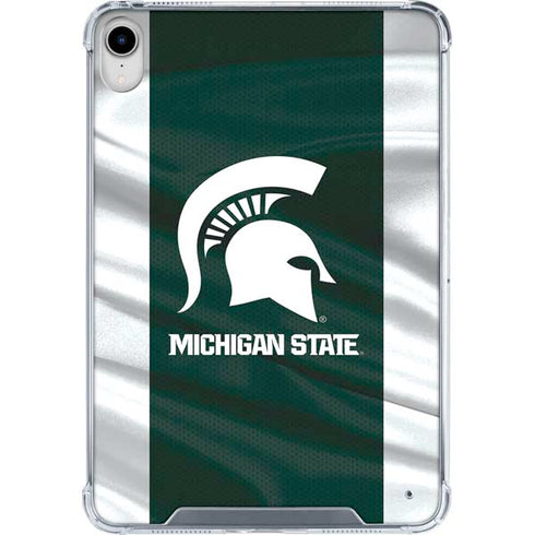 Michigan State University Away Grey Jersey iPad 11th Gen (2025) Clear Case