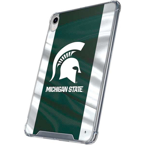 Michigan State University Away Grey Jersey iPad 11th Gen (2025) Clear Case