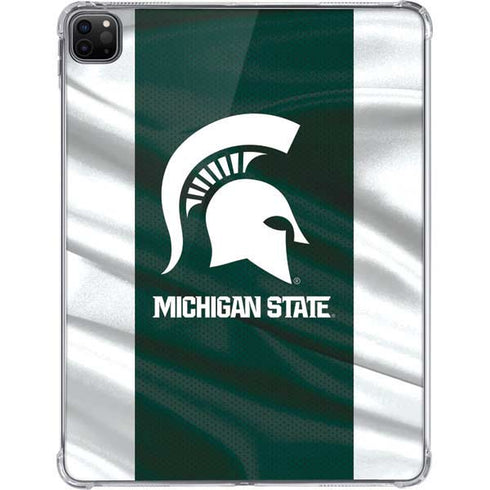 Michigan State University Away Grey Jersey iPad Pro 11in (2024) Clear Case