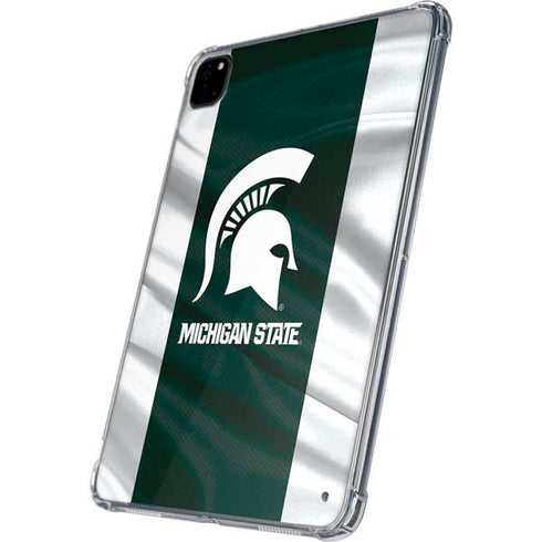 Michigan State University Away Grey Jersey iPad Pro 11in (2024) Clear Case