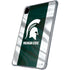 Michigan State University Away Grey Jersey iPad Pro 11in (2024) Clear Case